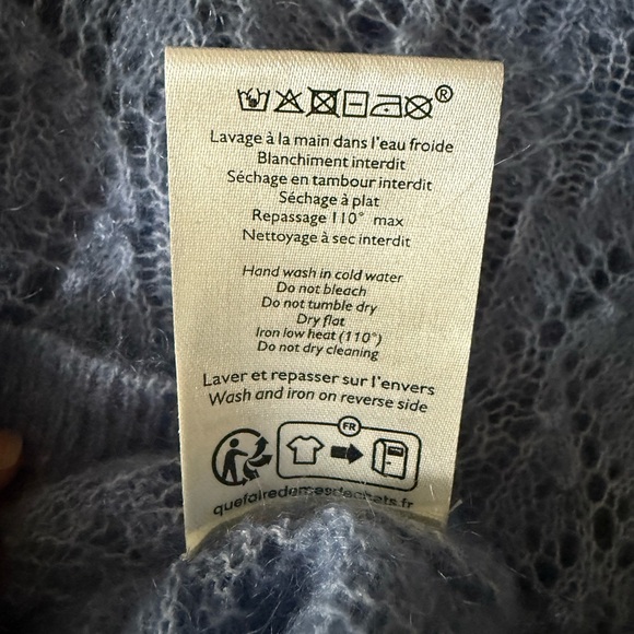 Sezane Nathalia Jumper Ice Blue - Picture 7 of 8